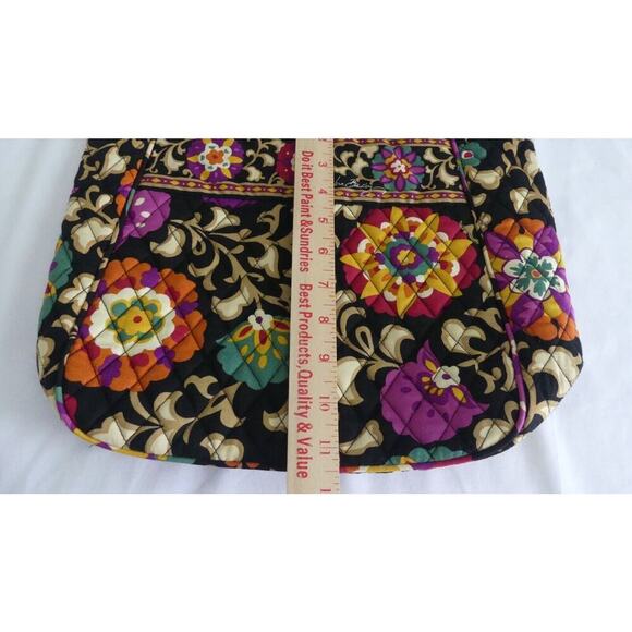 Vera Bradley Suzani Holiday Tote Floral Shoulder Bag Open Top Inner Pockets - Picture 7 of 9
